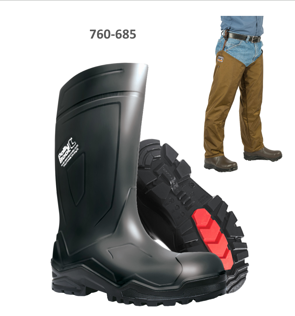 Dan's Froglegs - Polly Power Boot with Five Star Chaps