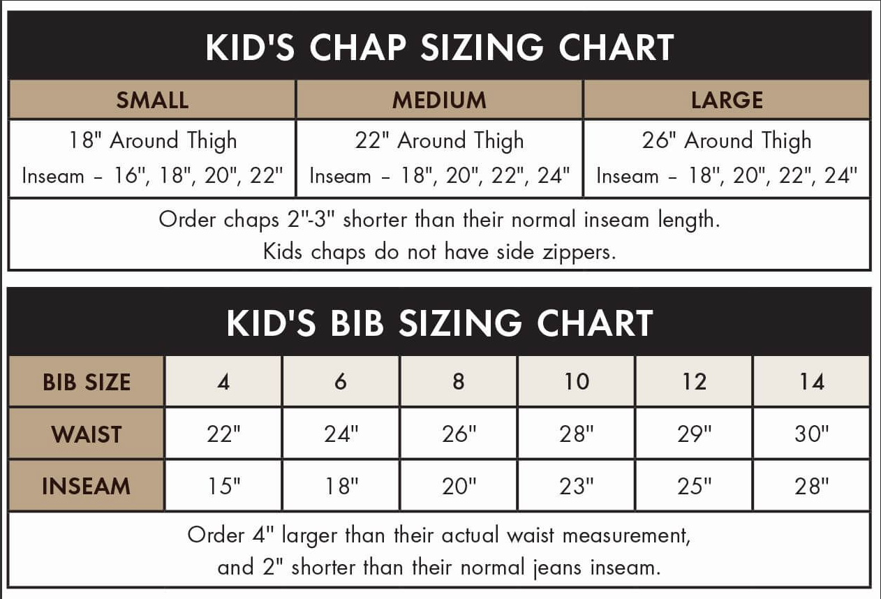 Dan's Kid's High-N-Dry Chaps