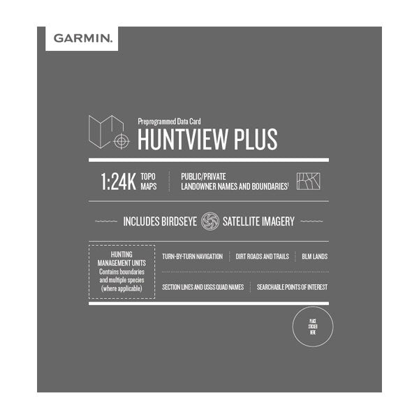 Garmin HuntView™ Plus Maps