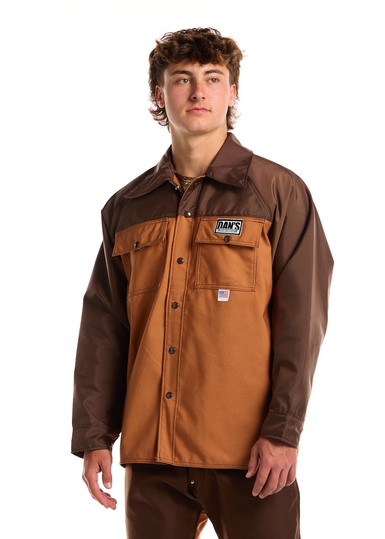 Dan's Brown Duck Shirt Brown