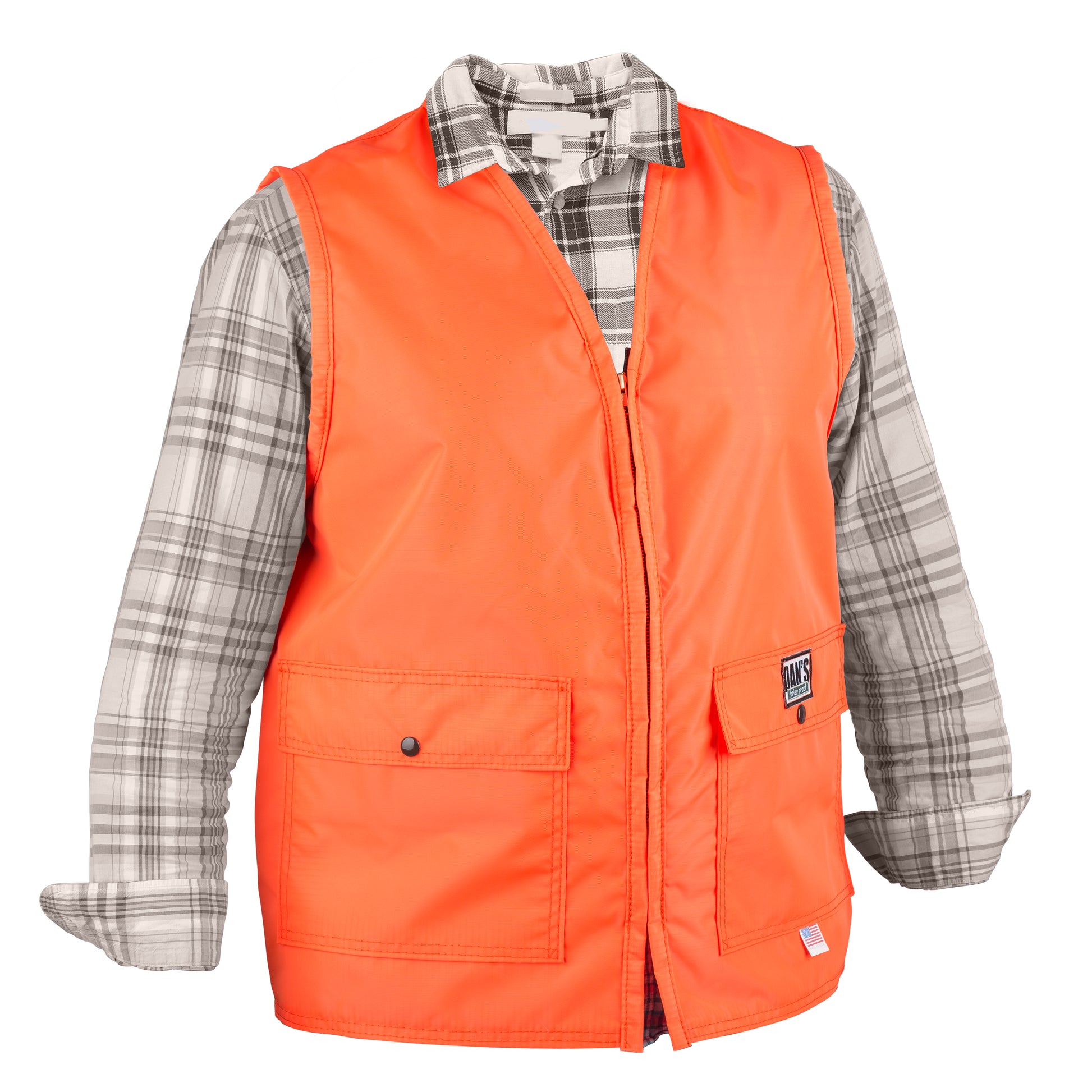 Dan's HD Blaze Orange Briar Vest