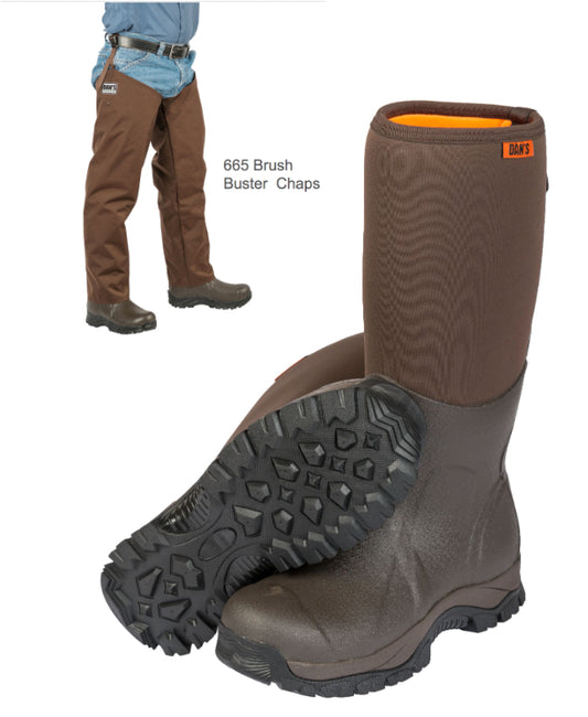 Dan's Froglegs -  Frogger Boot with Brush Buster Chaps