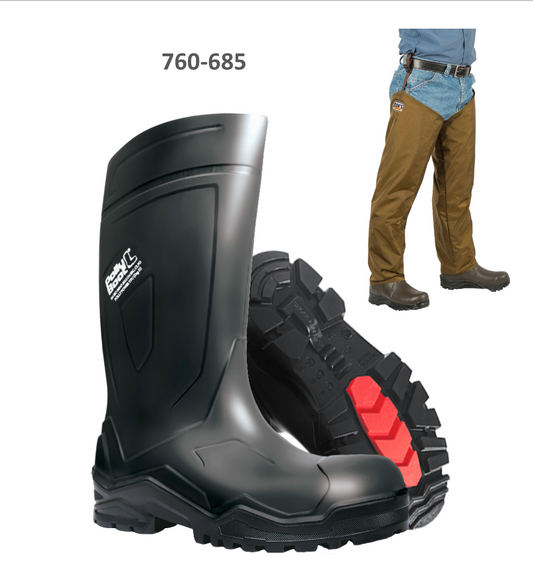 Dan's Froglegs - Polly Power Boot with Five Star Chaps