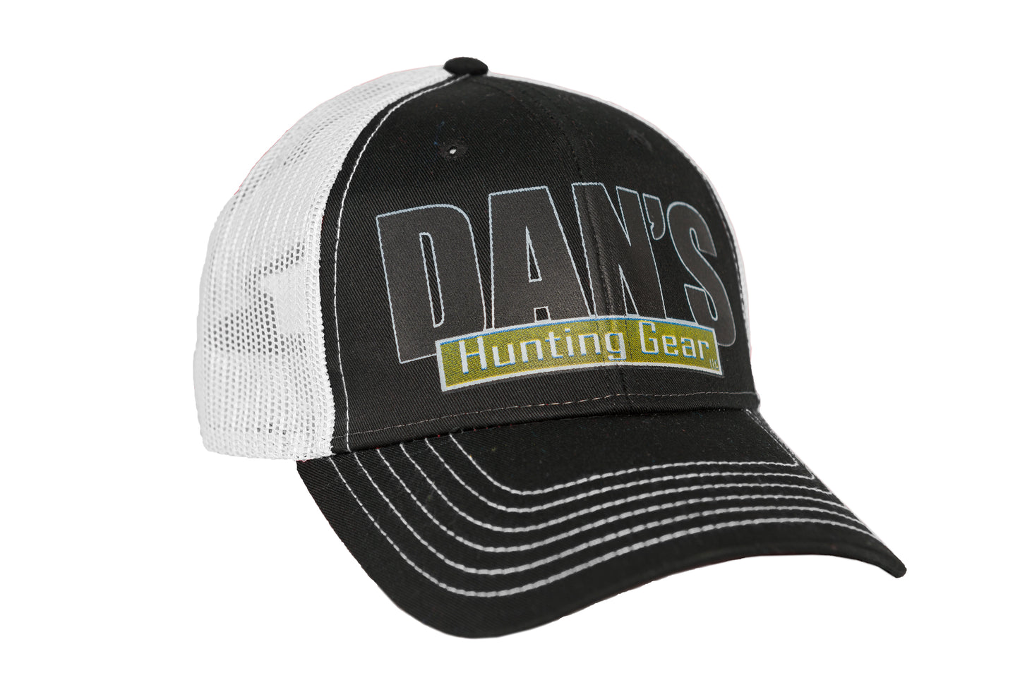 Dan's Logo Mesh Hat Black/White