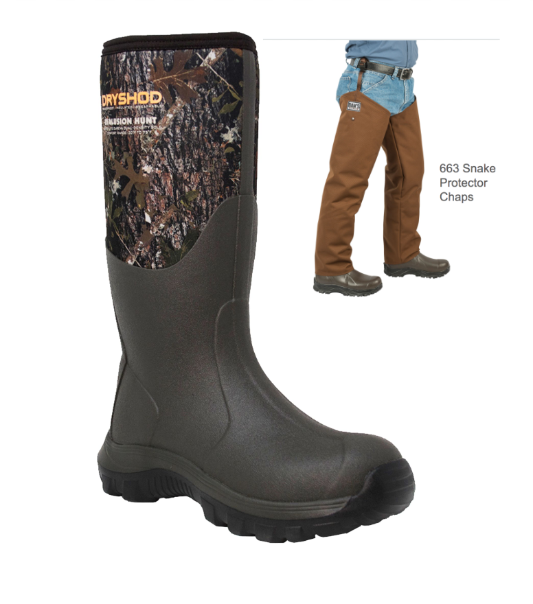 Dan's Froglegs - DryShod Evalusion with Snake Protector Chaps 