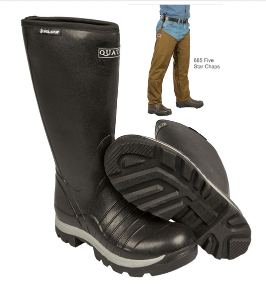 Dan's Froglegs - Quatro Non-insulated Boot with Five Star Chaps 