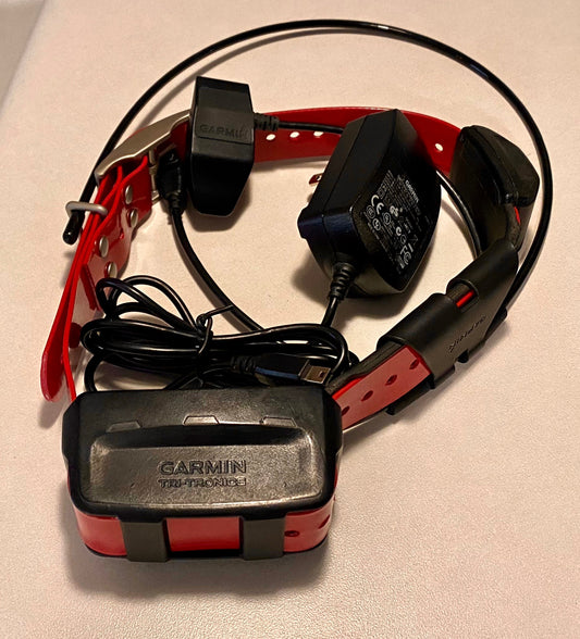 Garmin Alpha TT 15 Track and Train Collar with Red Original Strap  - Used S/N 3S4266573