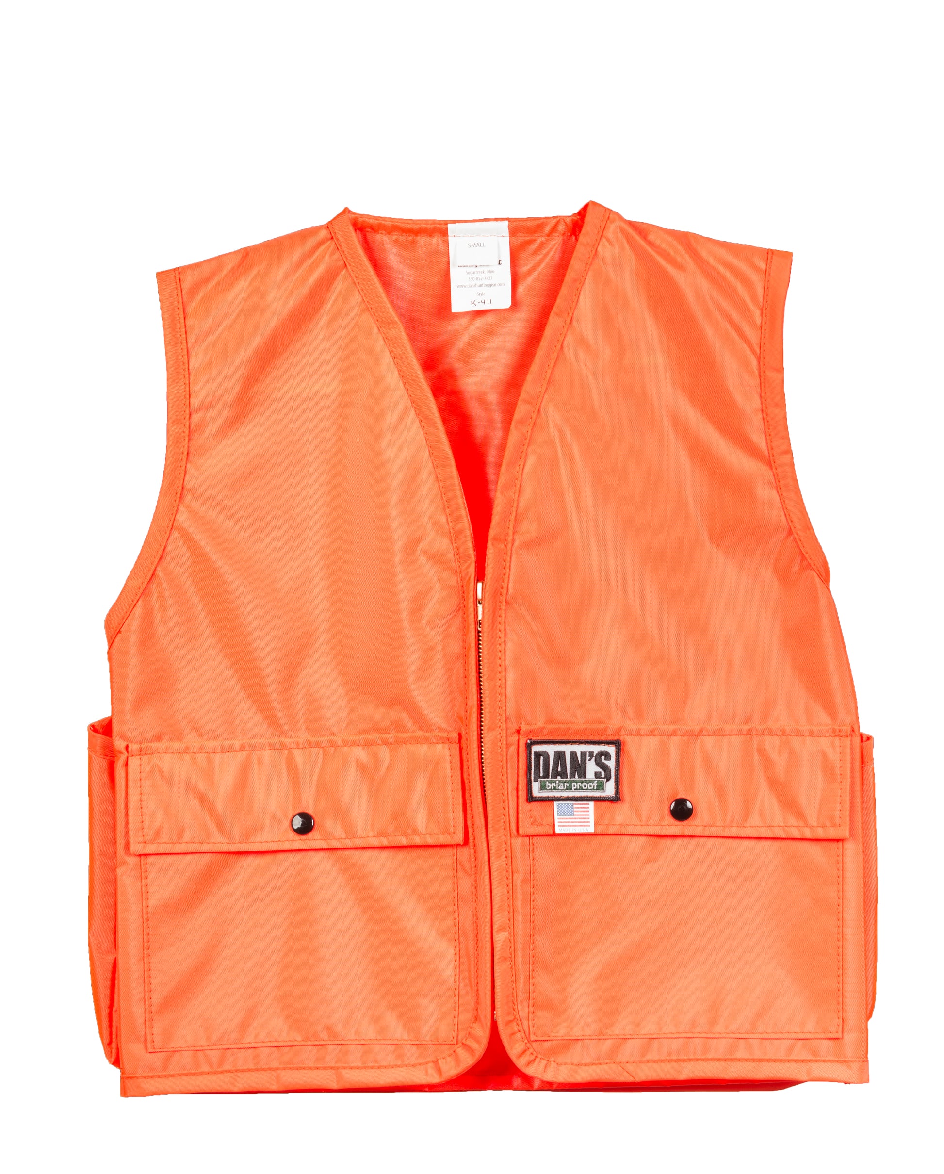 Dan's Kid's Orange Blaze Vest