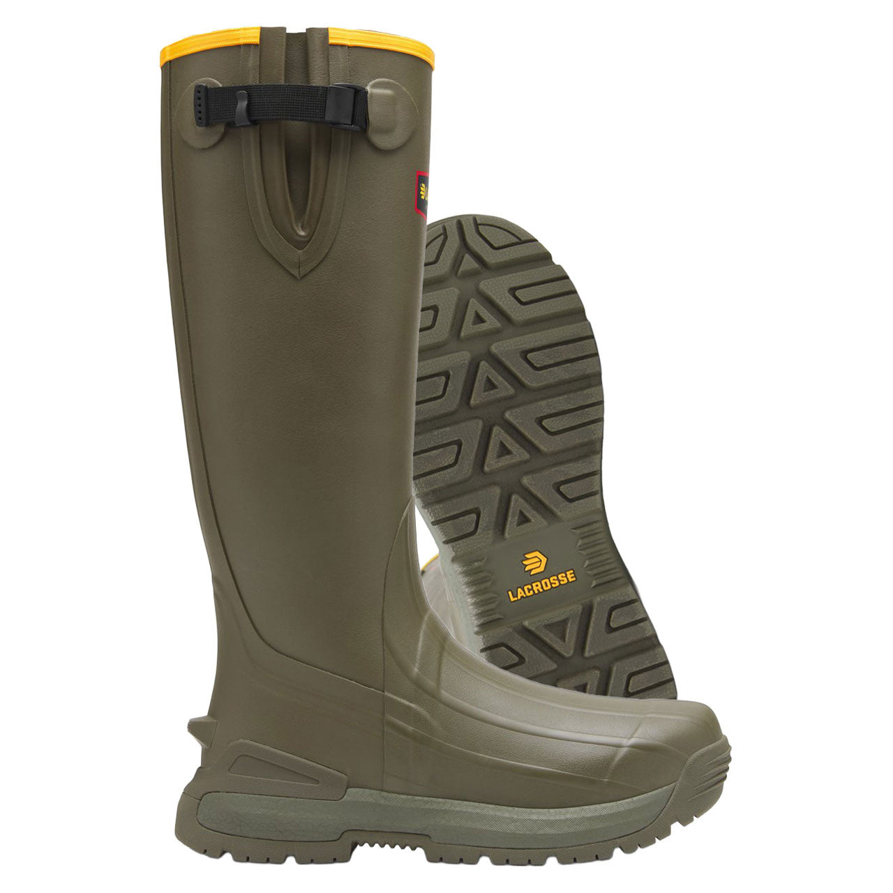 LaCrosse Burly Aero waterproof boot in olive